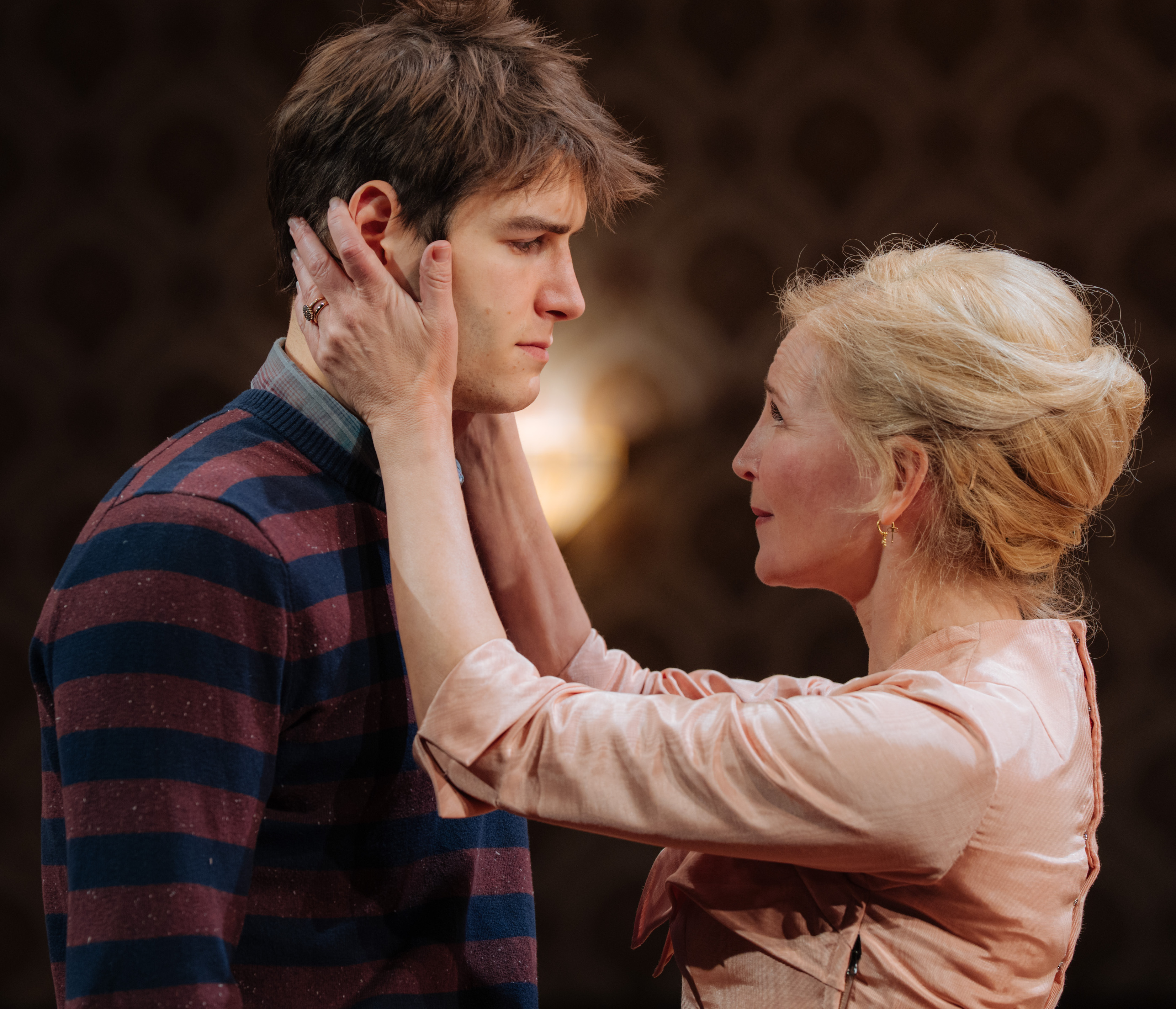 Alexander Marks as Tim, Jennifer Westfeldt as Julie in The Assembled Parties
