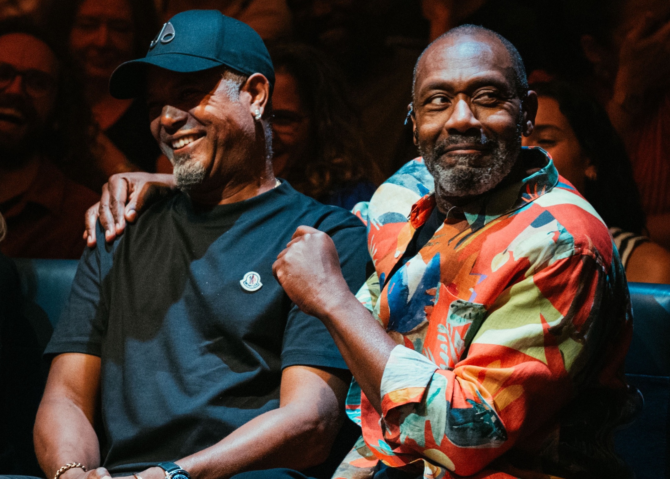 Lenny Henry and audience member in Every Brilliant Thing
