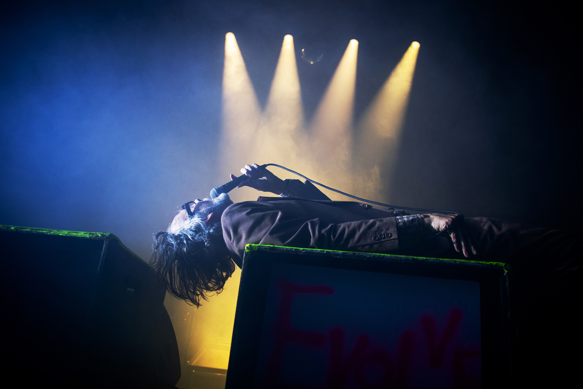 Jarvis Cocker on stage at the Leith Theatre