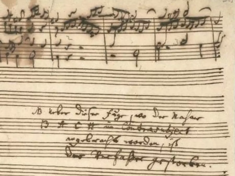 Final page of The Art of Fugue