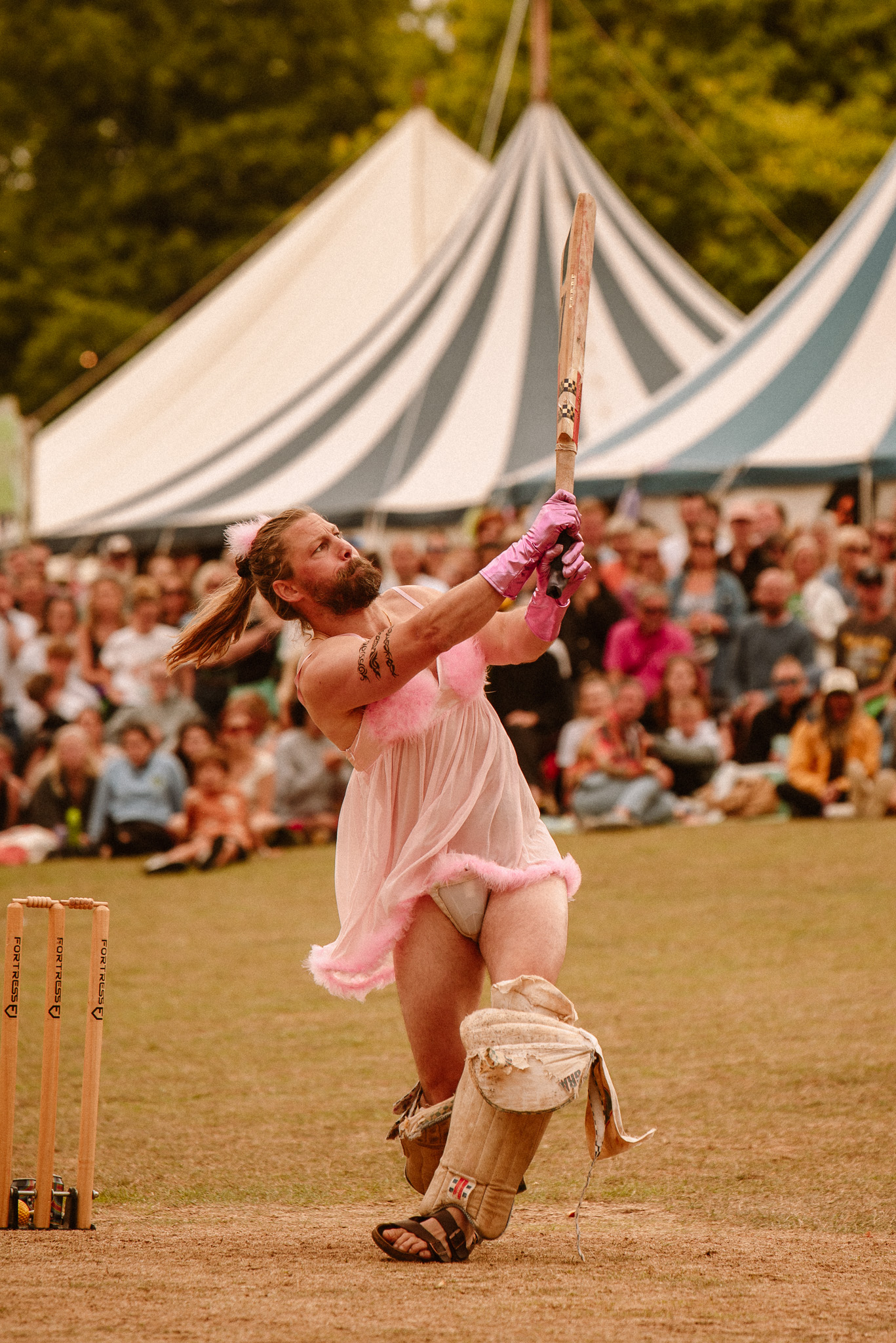 The annual cricket match at Wilderness The annual cricket match at Wilderness