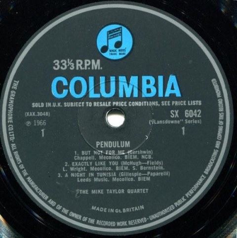 Mike Taylor pendulum mono Mike Taylor pendulum mono