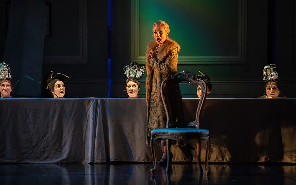 Caroline Wettergreen as the Fairy Godmother in Cendrillon