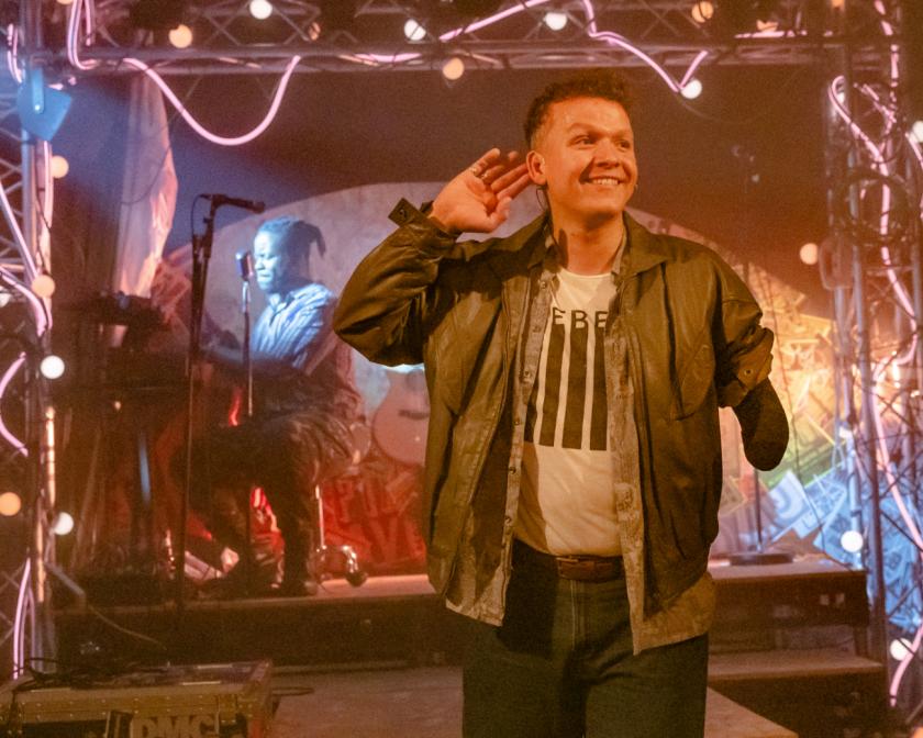 Max Runham in 'Brixton Calling' - yep, he heard all right