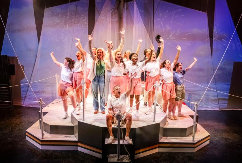 The cast of 'Maiden Voyage' - a wave for us, two fingers for the patriarchy