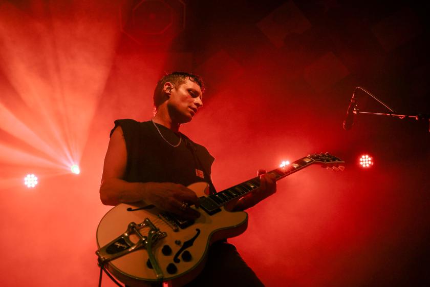 Hugo White was on fine form, like the rest of his bandmates