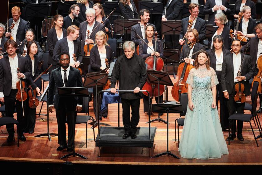 Will Liverman, Antonio Pappano, Natalya Romaniw and members of the London Symphony Orchestra