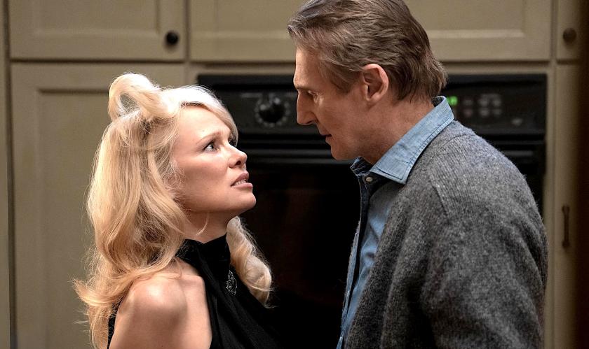 True romance: Pamela Anderson as Beth Davenport, Liam Neeson as Frank Drebin Jr