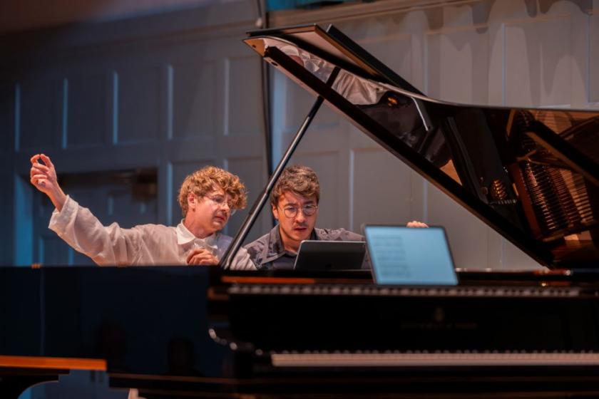 Pavel Kolesnikov and Samson Tsoy at the Queen's Hall