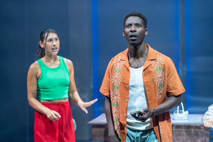 Nina Singh and Jyuddah Jaymes struggle with enroaching climate chaos in 'The Beautiful Future is Coming'