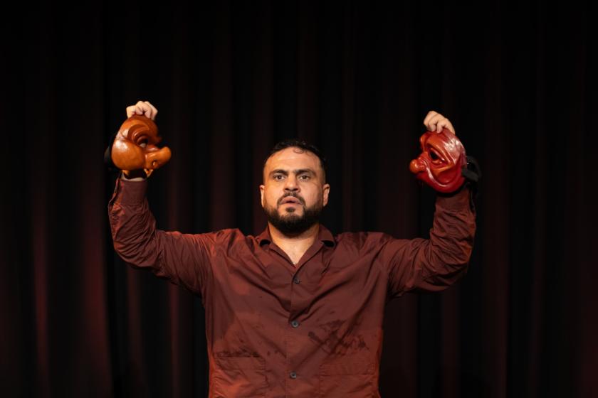 Masks and moving storytelling: Alaa Shehada in 'The Horse of Jenin'