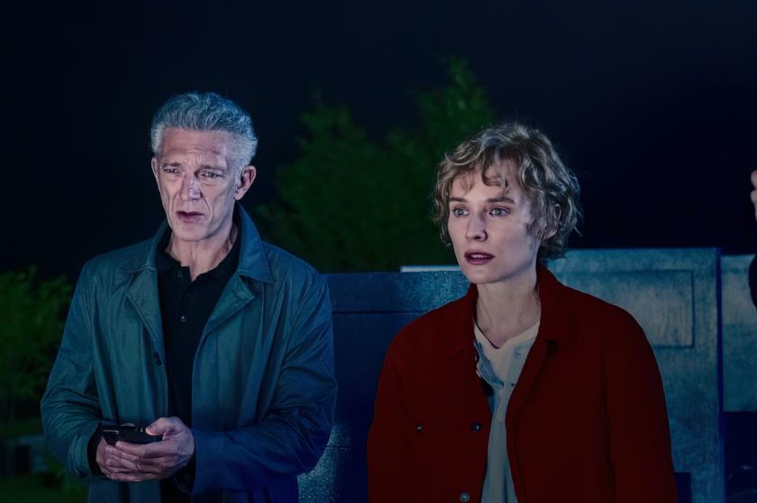 The lovely bones: Vincent Cassel and Diane Kruger take surveillance to the grave in ‘The Shrouds’