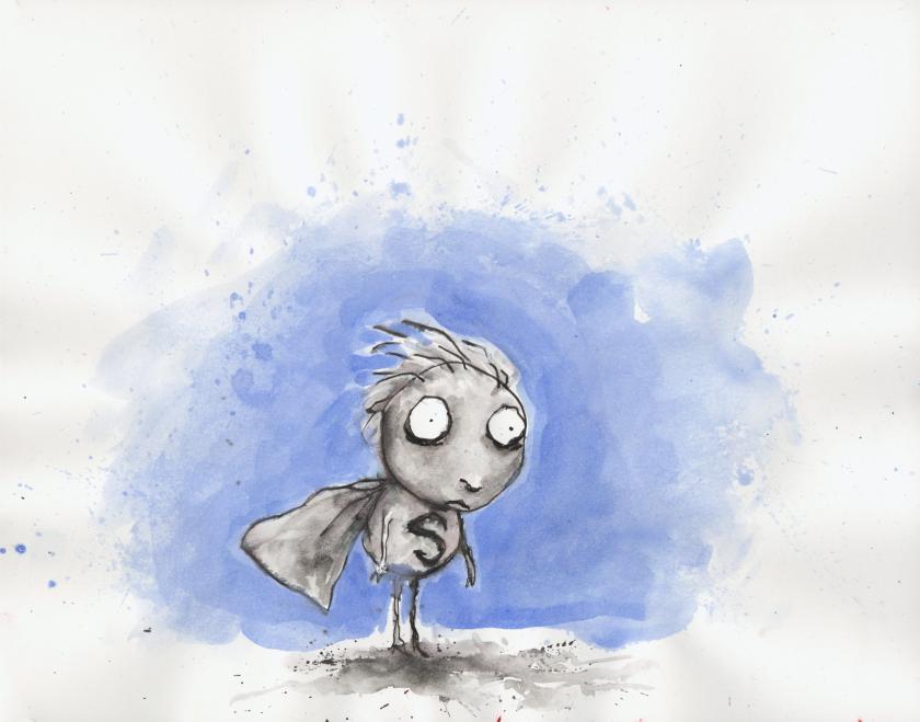 The Melancholy Death of Oyster Boy and other stories (1998), pen and ink, watercolour on paper 