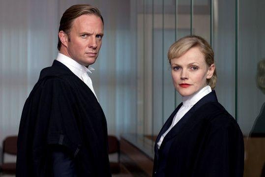 Spot the Harrovian: Rupert Penry-Jones and Maxine Peake play rival barristers in Silk