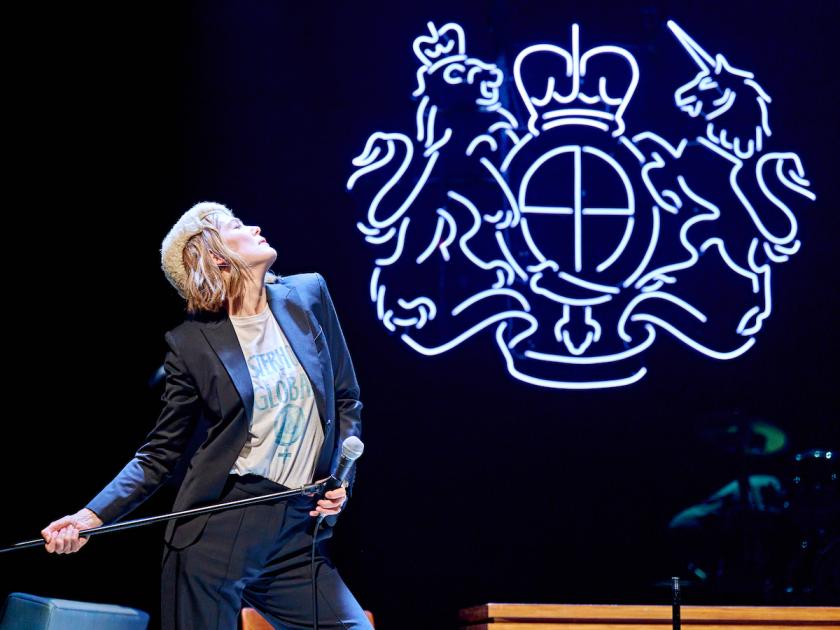 Judgement time: Rosamund Pike in ‘Inter Alia’.