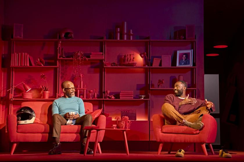 Father and sons: Lennie James and Paapa Essiedu in 'A Number'