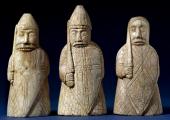 Ready for their close-up: The Lewis Chessmen in walrus ivory, late 12th century, Uig, Lewis, Scotland. Walrus ivory