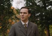 Hoult stars as the author's younger self