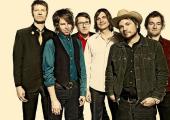 At the top of their game: Wilco, with frontman Jeff Tweedy second from right and guitarist Nels Cline far left