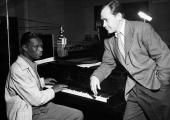 Johnny Mercer (right) with Nat King Cole, one of his discoveries for Capitol Records Johnny Mercer (right) with Nat King Cole, one of his discoveries for Capitol Records