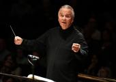 Utterly splendid: Sir Mark Elder conducts the Hallé