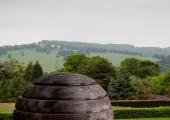 'Black Ball' looks like an alien space-ship entirely at home in Yorkshire 'Black Ball' looks like an alien space-ship entirely at home in Yorkshire