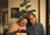 Late-flowering love: Lili Farhadpour and Esmaeel Mehrabi in 'My Favourite Cake'