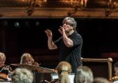 Antonio Pappano in rehearsal with the Orchestra of the Royal Opera House