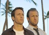 Steve McGarrett (Alex O'Loughlin, left) and Detective Danny 'Danno' Williams (Scott Caan) in the born again 'Hawaii Five-0'