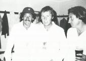Make mine a large one: Vic Marks (centre) and Somerset team-mates after a Gillette Cup victory in 1978