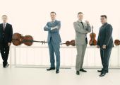 The Jerusalem Quartet: cellist Kyril Zlotnikov, first violinist Alexander Pavlovsky, viola-player Ori Kam and second violinist Sergei Bresler
