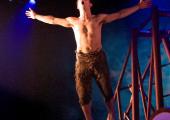 Peter Pan (Kevin Guthrie) 'is no longer a tights-clad man-child but a muscled and belligerent adolescent boy'