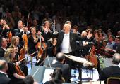 Haitink feted at the end of his Mahler Ninth with the London Symphony Orchestra at the 2009 BBC Proms