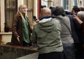 Sarah Lancashire faces the press in 'Kiri'