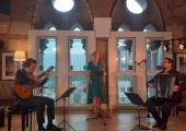 Andrey Lebedev, Lotte Betts Dean and Bartosz Glowacki in the first of City Music Foundation's St Pancras Clock Tower concerts