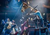 Thrillingly choreographed: the company do battle in 'Cable Street'