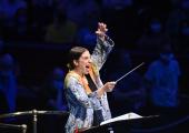 Dalia Staevska inspiring the BBC Symphony Orchestra at the First Night of the Proms