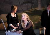 Outstanding 'nymphs' Sofia Fomina and Karen Cargill flank Karita Mattila's histrionic Ariadne