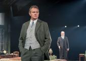 Family matters: Hugh Bonneville as Dr Stockmann and William Gaminara as his mayoral brother