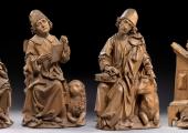 Riemenschneider, The four evangelists: St Matthew, St. Mark, St. Luke and St John, Limewood sculptures, 1490-92
