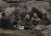 Alone together: Baker, Fahy, Lloyd, Leonard and Hiddleston in 'Archipelago'