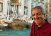 No sign of Anita Ekberg: Griff visits the Trevi Fountain