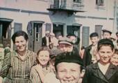 Before they came: Jews of Nasielsk, Poland, smile for a vacationer's 16mm movie camera, August 1938.
