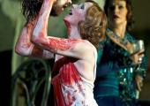 Angela Denoke's mercurial Salome gets her heart's desire while monstermum Herodias (Irina Mishura) looks on