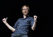 Stephen Merchant: the stand-up does some very proficient miming in his act