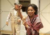 Sharp satire in an empty room: Nina Sosanya in ‘Where’s My Seat?’