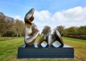 Henry Moore, 'Two Piece Reclining Figure: Cut', 1979-81