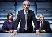 Lord Sugar with his 'eyes and ears' Karren Brady and Nick Hewer Lord Sugar with his 'eyes and ears' Karren Brady and Nick Hewer