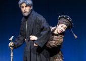 Passionate delivery: Kim Jun-su as Lear, with Min Eun-kyung as the Fool