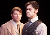 The two Verona gents: Proteus (Piers Wehner) and Valentine (Jack Bannell)
